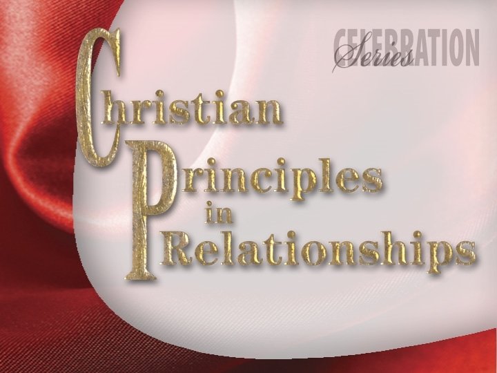 Principles of Christian Living 