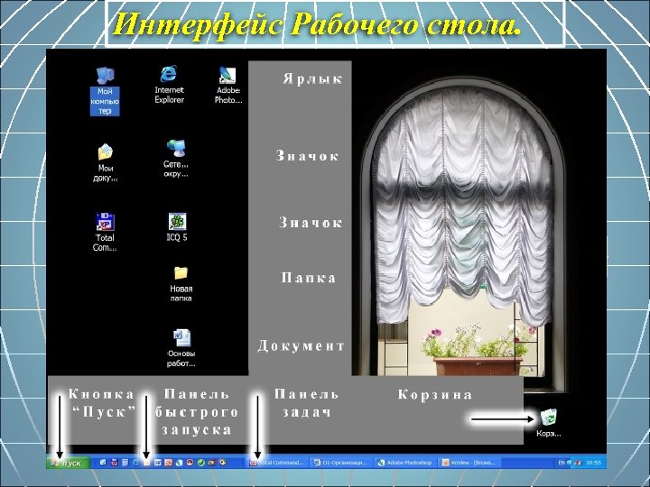 Интерфейс Рабочего стола. 