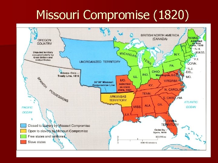 Missouri Compromise (1820) 
