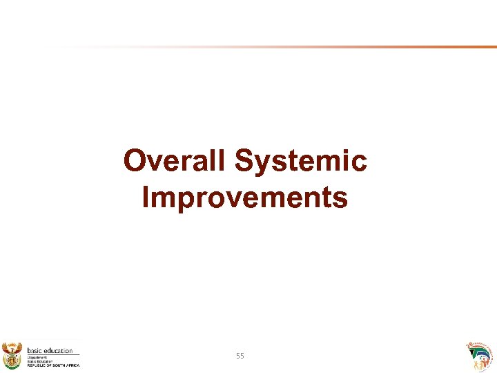 Overall Systemic Improvements 55 