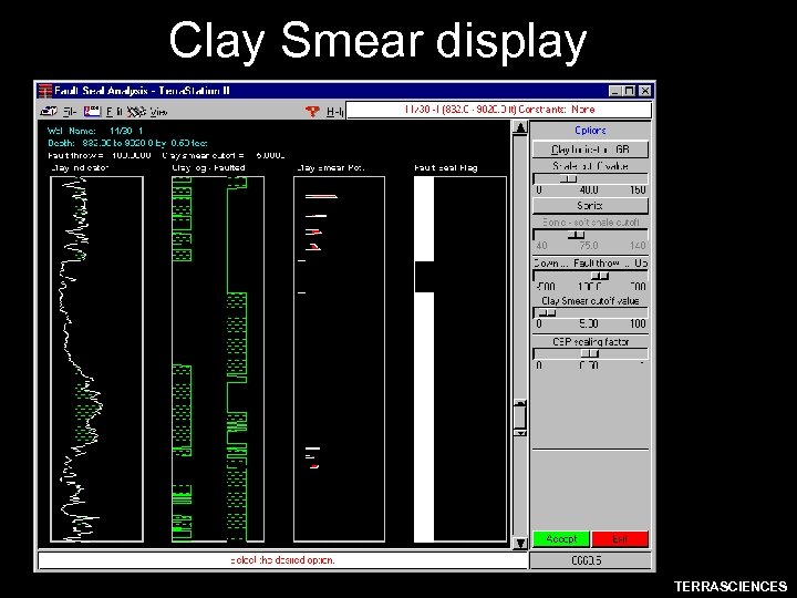 Clay Smear display TERRASCIENCES 