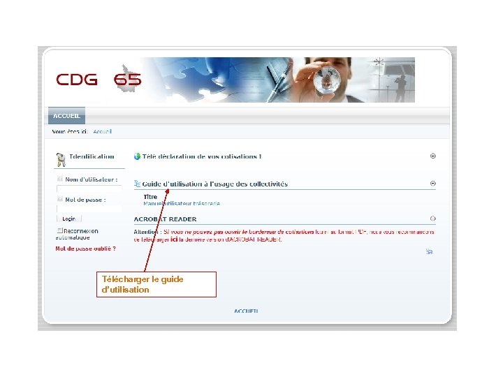 Télécharger le guide d’utilisation 