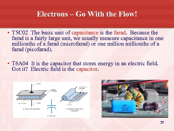 Electrons – Go With the Flow! • T 5 C 02 The basic unit