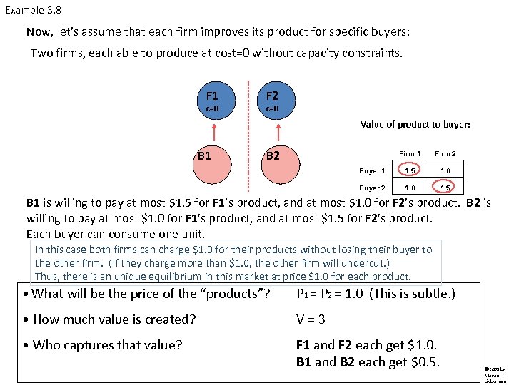 Example 3. 8 Now, let’s assume that each firm improves its product for specific