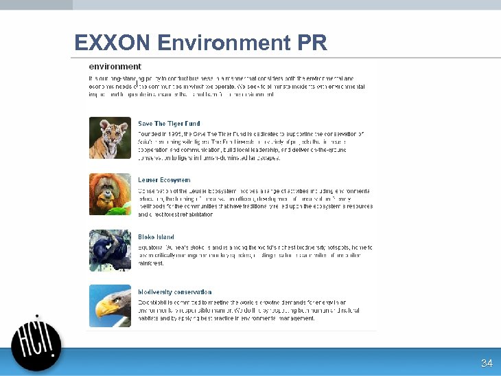 EXXON Environment PR 34 