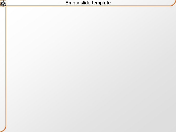 Empty slide template 