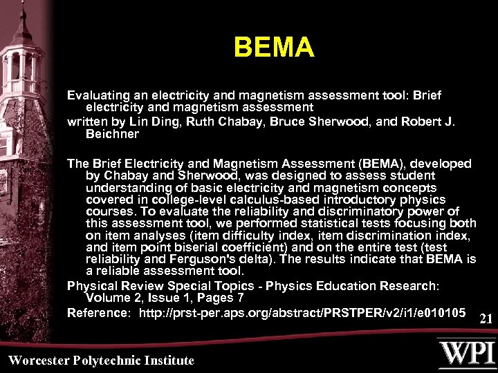 BEMA Evaluating an electricity and magnetism assessment tool: Brief electricity and magnetism assessment written