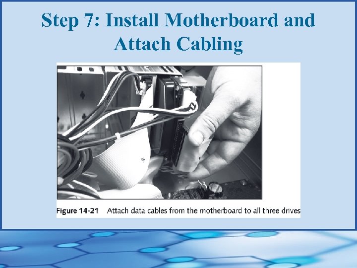 Step 7: Install Motherboard and Attach Cabling 