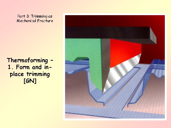 Part 3: Trimming as Mechanical Fracture Thermoforming – 1. Form and inplace trimming [GN]