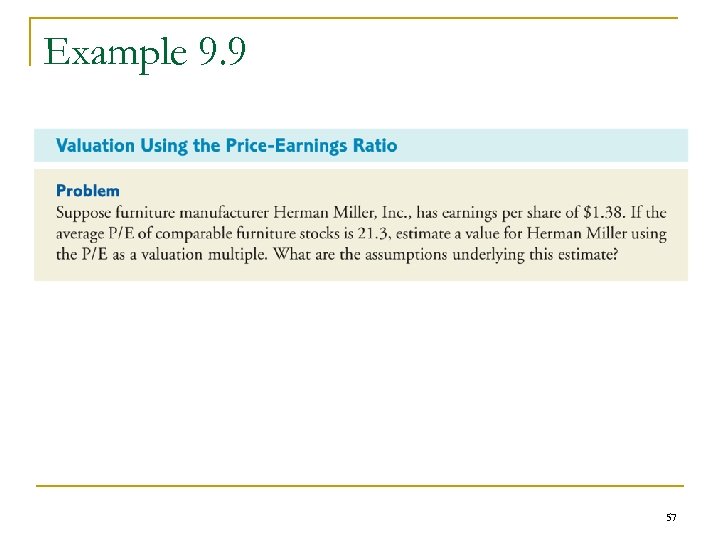 Example 9. 9 57 