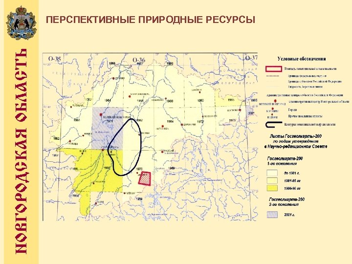 НОВГОРОДСКАЯ ОБЛАСТЬ ПЕРСПЕКТИВНЫЕ ПРИРОДНЫЕ РЕСУРСЫ 