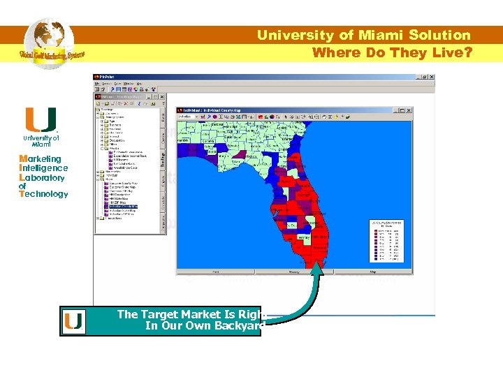 University of Miami Solution Where Do They Live? University of Miami Marketing Intelligence Laboratory