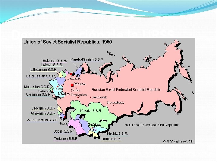 Desintegración de la URSS 