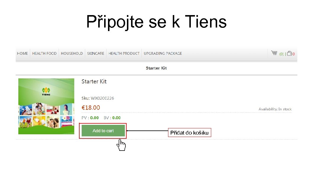 Připojte se k Tiens Přidat do košíku 