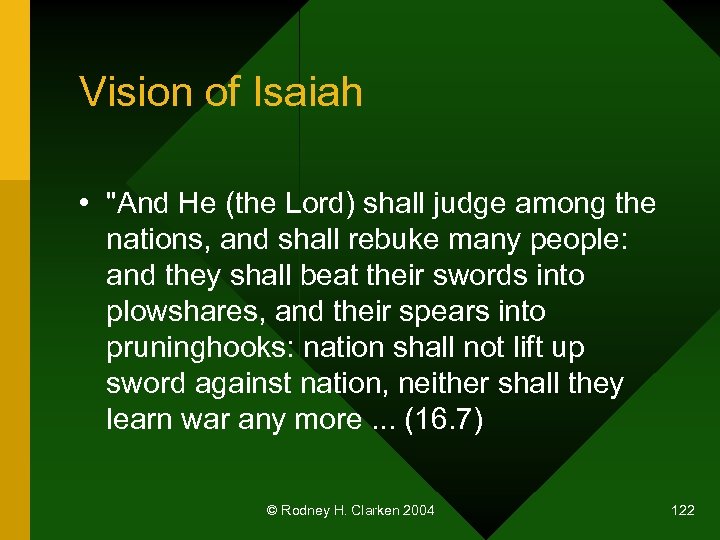 Vision of Isaiah • 
