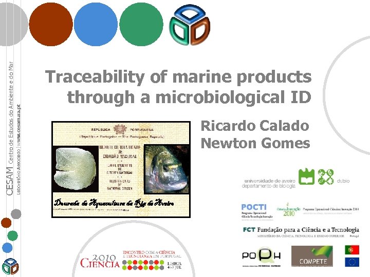 Centro de Estudos do Ambiente e do Mar Laboratório Associado |www. cesam. ua. pt