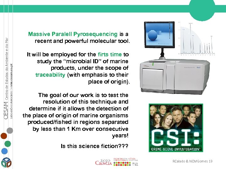 Centro de Estudos do Ambiente e do Mar Laboratório Associado |www. cesam. ua. pt