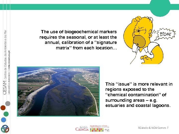 Centro de Estudos do Ambiente e do Mar Laboratório Associado |www. cesam. ua. pt