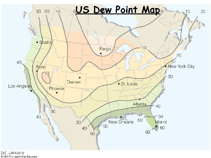 dew point map