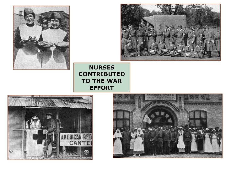 NURSES CONTRIBUTED TO THE WAR EFFORT 