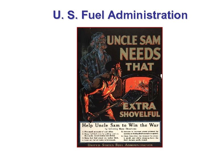 U. S. Fuel Administration 