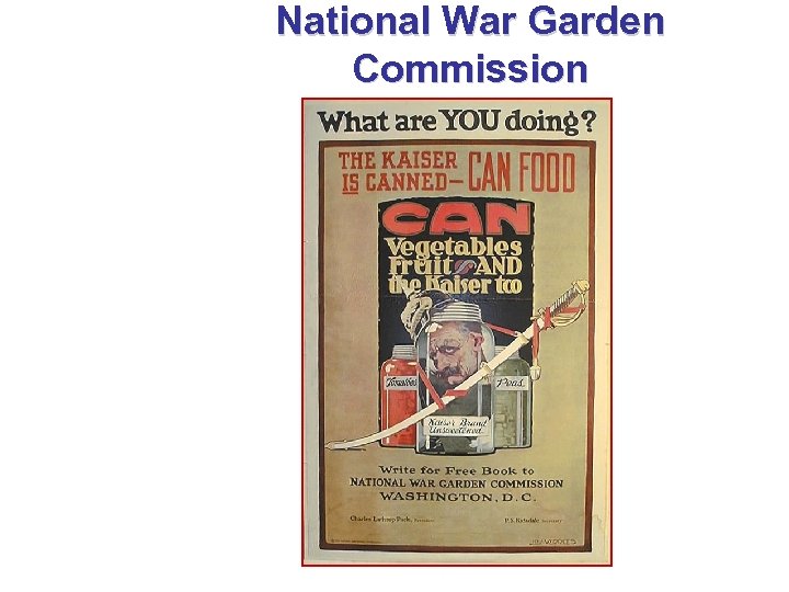 National War Garden Commission 