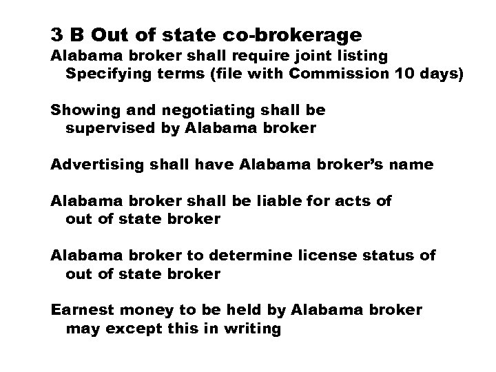 Alabama Law Test Outline 40 Questions 28 of
