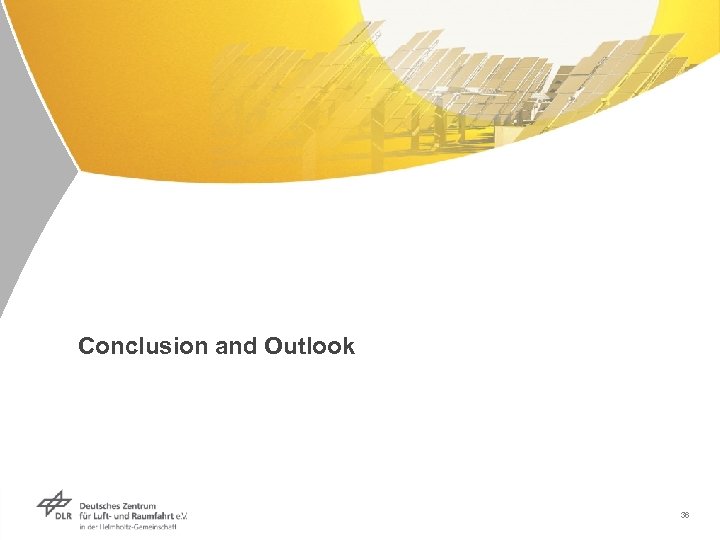 Conclusion and Outlook 36 