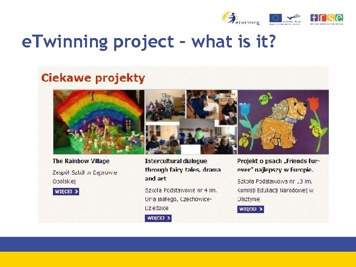 e. Twinning project – what is it? 