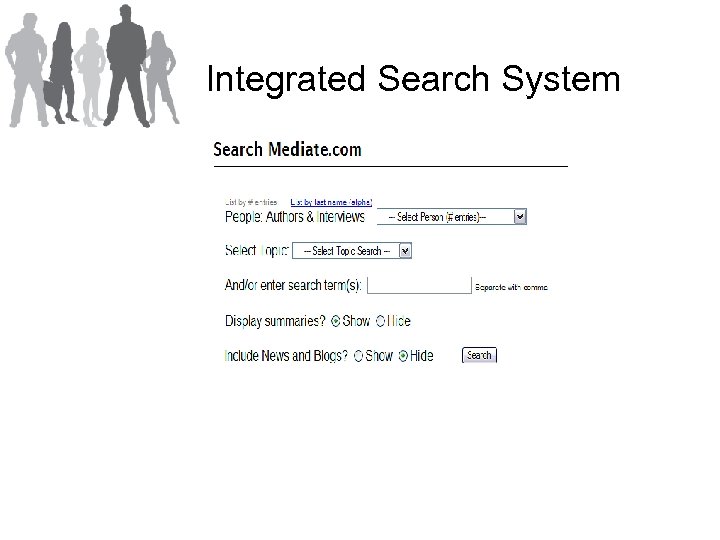 Integrated Search System 