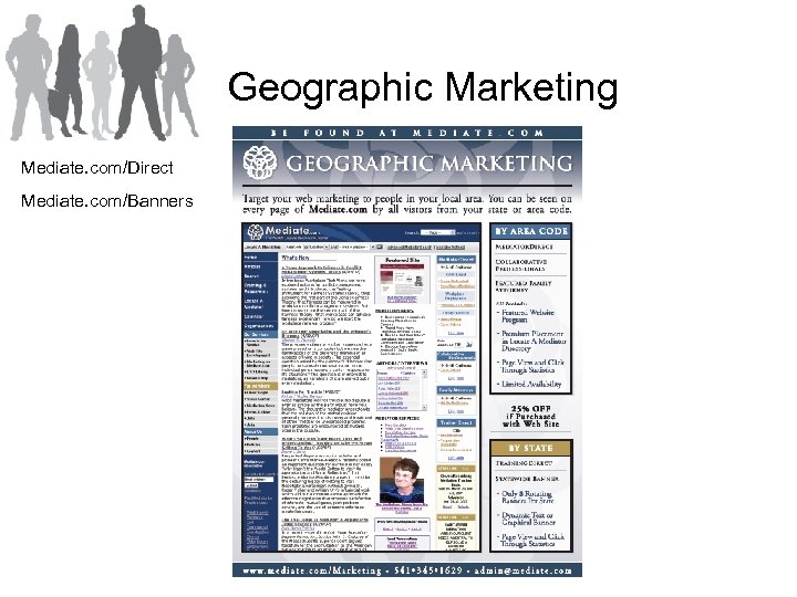 Geographic Marketing Mediate. com/Direct Mediate. com/Banners 