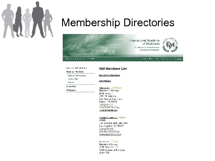 Membership Directories 
