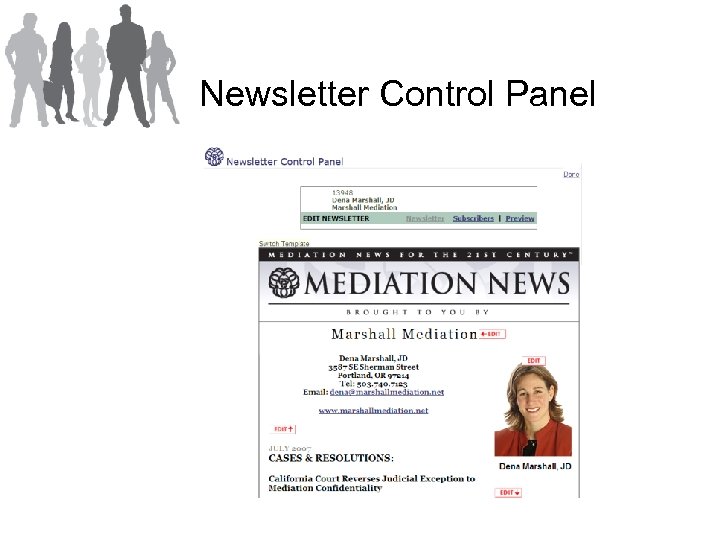 Newsletter Control Panel 