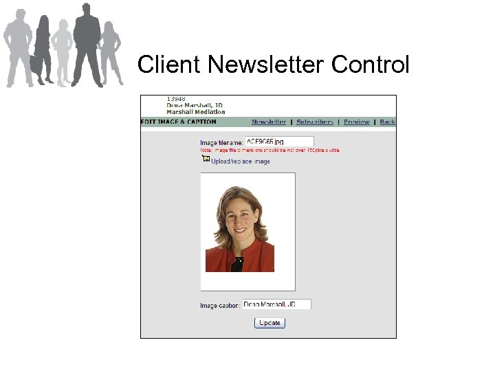 Client Newsletter Control 