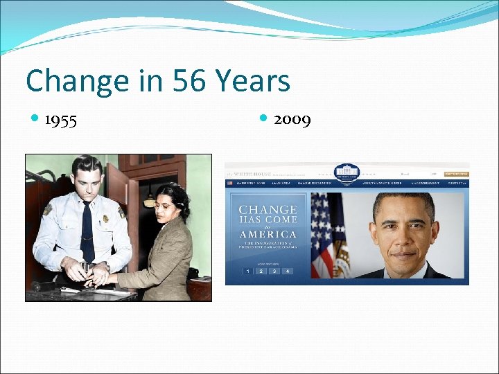 Change in 56 Years 1955 2009 