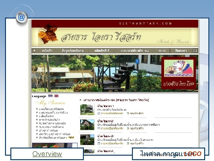 Overview www. themegallery. com ไพศาล กาญ LOGO จนวงศ 