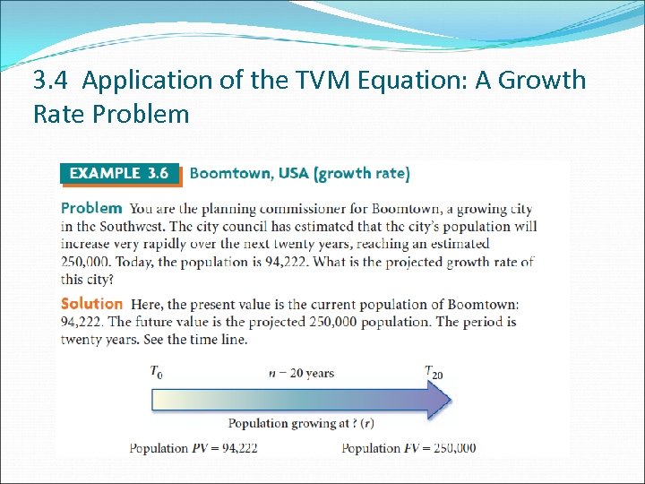 3. 4 Application of the TVM Equation: A Growth Rate Problem 