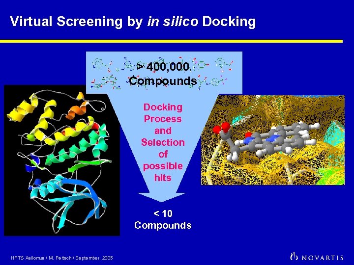Virtual Screening by in silico Docking > 400, 000 Compounds Docking Process and Selection