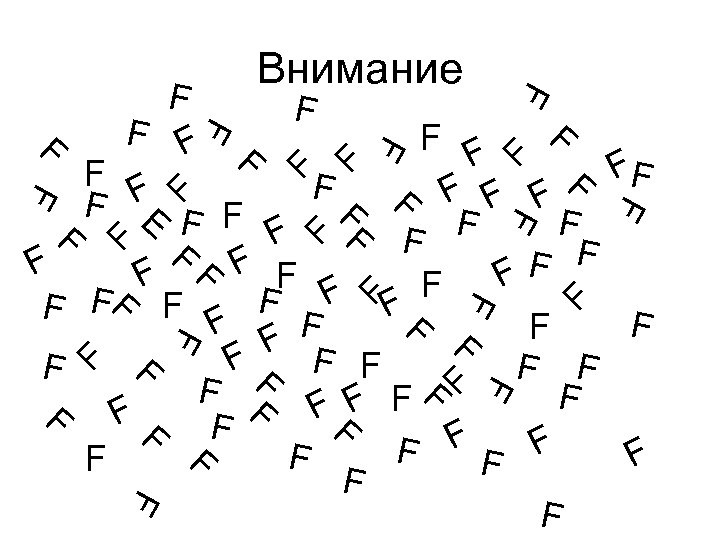 Внимание F F F F F F F F FF F E F F