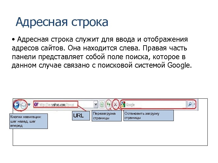 Ссылка в адресной строке