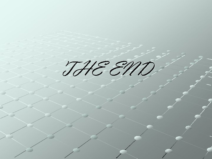 THE END 