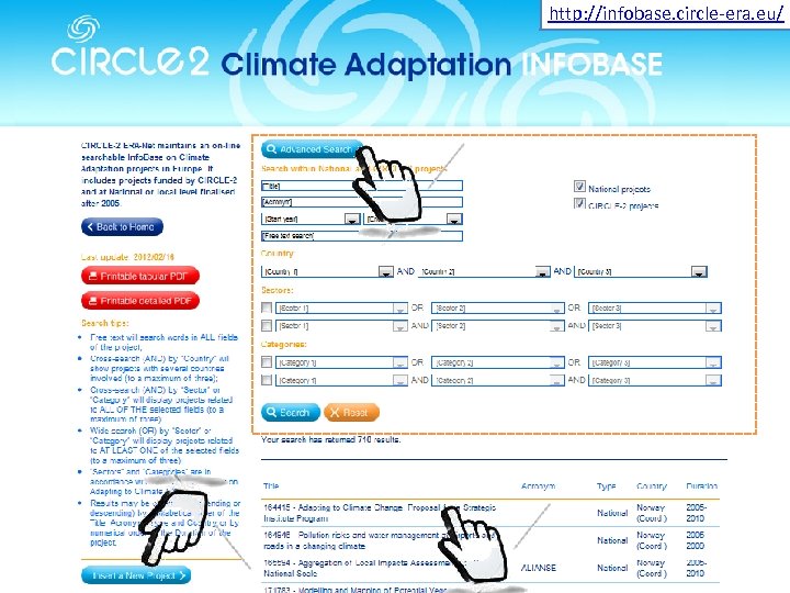 http: //infobase. circle-era. eu/ 