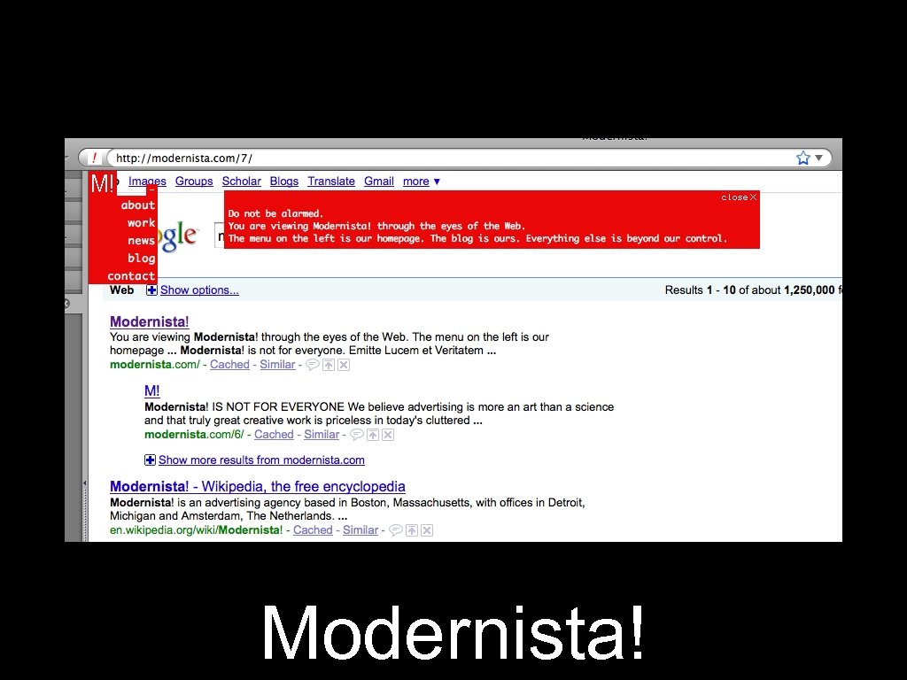 Modernista! 