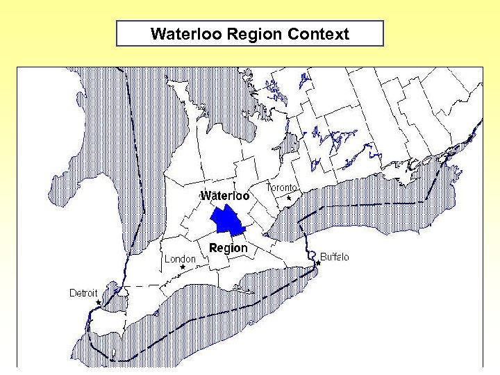 Waterloo Region Context 
