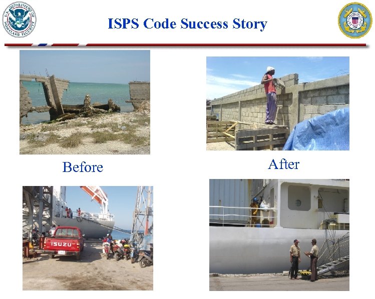 ISPS Code Success Story Before After 