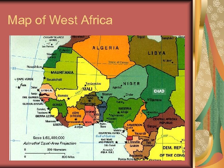 Map of West Africa 