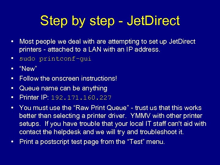 Step by step - Jet. Direct • Most people we deal with are attempting