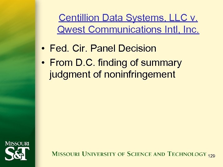 Centillion Data Systems, LLC v. Qwest Communications Intl, Inc. • Fed. Cir. Panel Decision