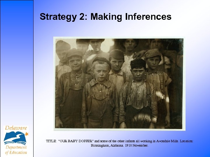 Strategy 2: Making Inferences TITLE: 