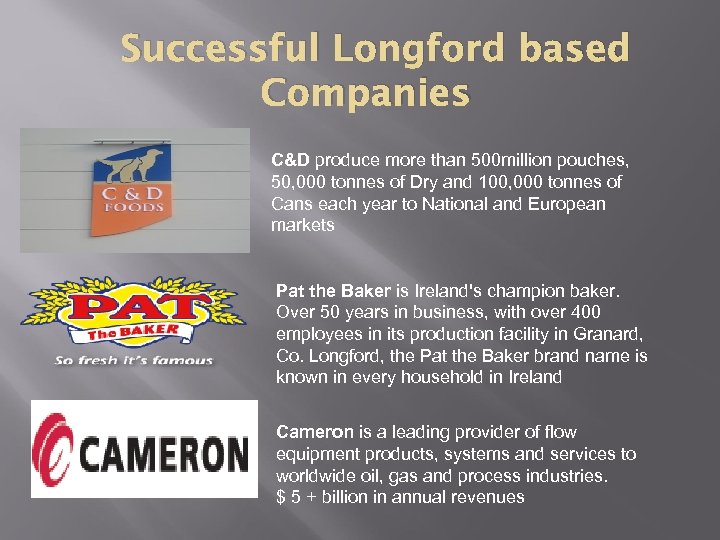 Successful Longford based Companies C&D produce more than 500 million pouches, 50, 000 tonnes